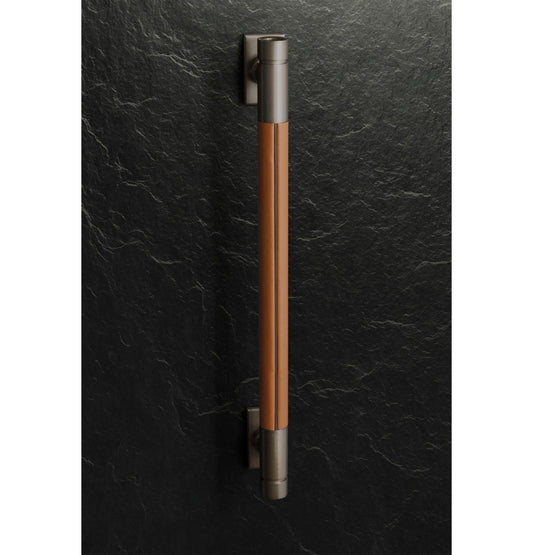 Monogram ZXPR48HSTT1 Monogram 48" Designer Collection Titanium Short Handle For Pro Range