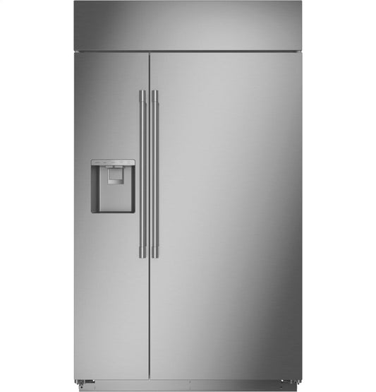 Monogram ZISS480DNSS Monogram 48" Smart Built-In Side-By-Side Refrigerator With Dispenser