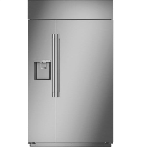 Monogram ZISS480DNSS Monogram 48" Smart Built-In Side-By-Side Refrigerator With Dispenser