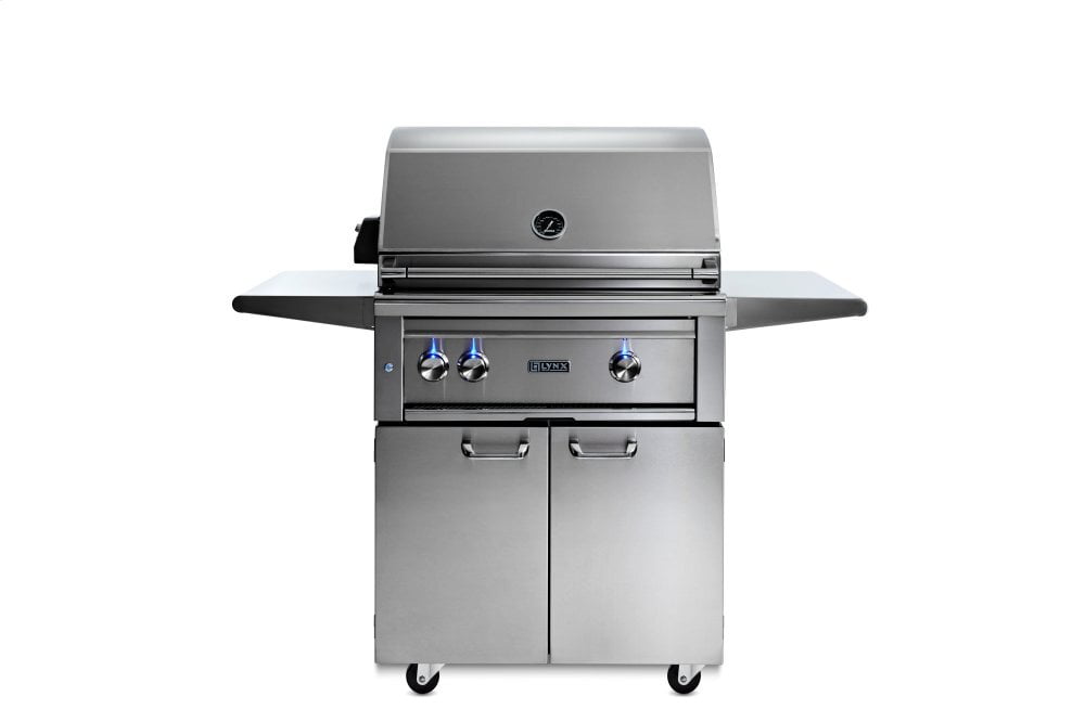Lynx L30TRFNG 30" Lynx Professional Freestanding Grill With 1 Trident And 1 Ceramic Burner And Rotisserie, Ng