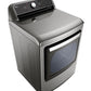 Lg DLE7400VE 7.3 Cu. Ft. Ultra Large Capacity Smart Wi-Fi Enabled Rear Control Electric Dryer With Easyload™ Door
