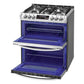 Lg LTG4715ST 6.9 Cu. Ft. Smart Wi-Fi Enabled Gas Double Oven Slide-In Range With Probake Convection® And Easyclean®