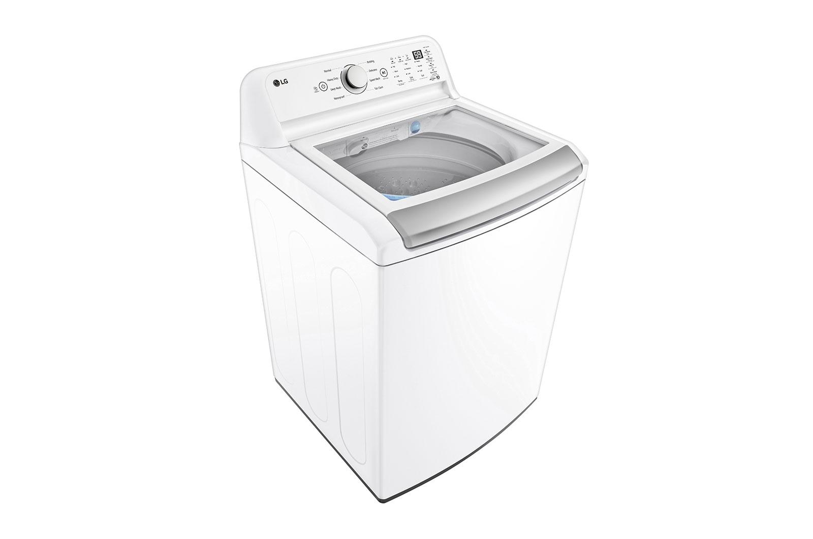 Lg WT7155CW 4.8 Cu. Ft. Mega Capacity Top Load Washer With 4-Way&#8482; Agitator & Turbodrum&#8482; Technology