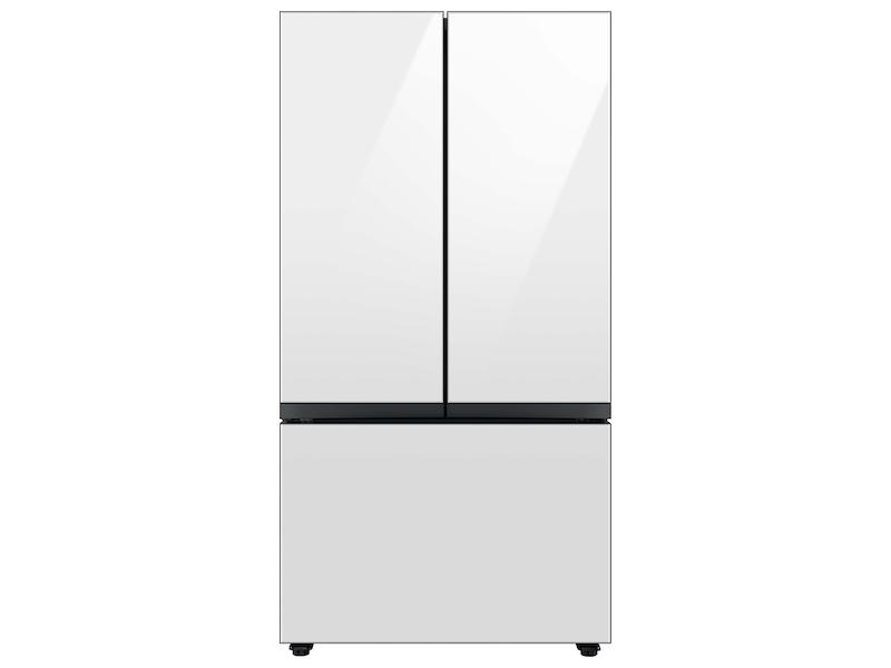 Samsung RF24BB620012AA Bespoke 3-Door French Door Refrigerator (24 Cu. Ft.) With Autofill Water Pitcher In White Glass