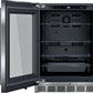 Thermador T24UR925LS Freedom® Glass Door Refrigeration 24'' Professional Soft Close Flat Hinge T24Ur925Ls