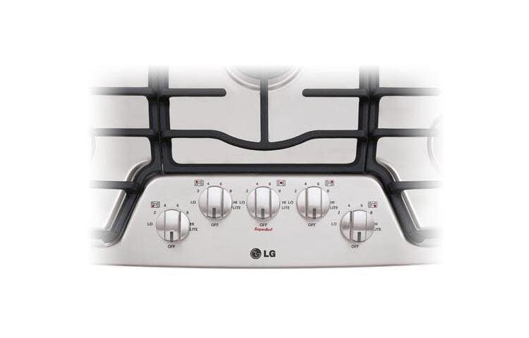 Lg LCG3611ST 36" Gas Cooktop With Superboil&#8482;
