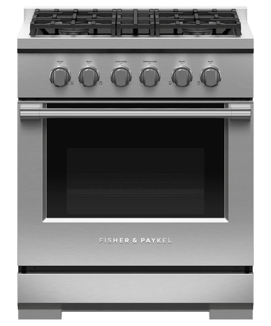 Fisher & Paykel RGV3304N Gas Range, 30", 4 Burners