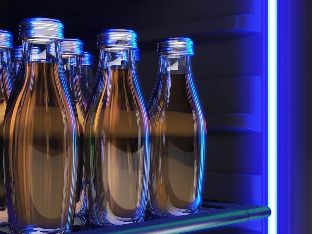 Zephyr PRB24C01CBSG 24" Black Stainless Single Zone Beverage Cooler