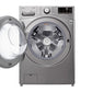 Lg WM3600HVA 4.5 Cu. Ft. Ultra Large Capacity Smart Wi-Fi Enabled Front Load Washer With Built-In Intelligence & Steam Technology