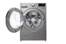 Lg WM3600HVA 4.5 Cu. Ft. Ultra Large Capacity Smart Wi-Fi Enabled Front Load Washer With Built-In Intelligence & Steam Technology