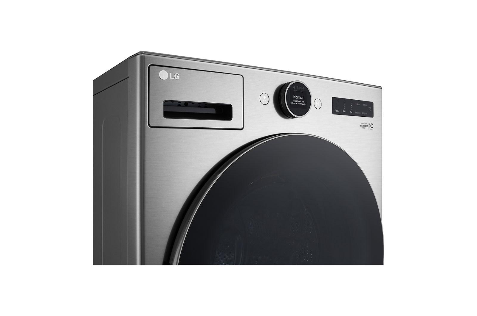 Lg WM5500HVA 4.5 Cu. Ft. Capacity Smart Front Load Energy Star Washer With Turbowash® 360(Degree) And Ai Dd® Built-In Intelligence