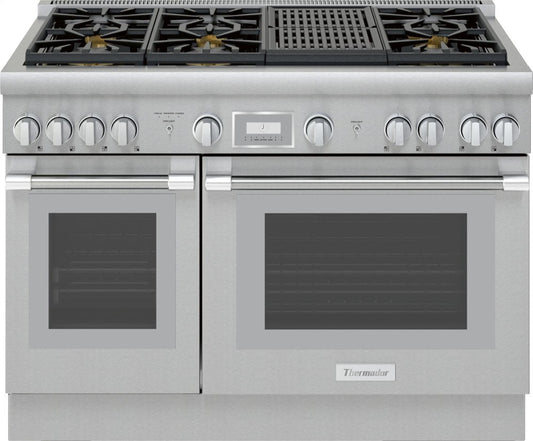 Thermador PRD486WLHU 48-Inch Pro Harmony® Standard Depth Dual Fuel Range