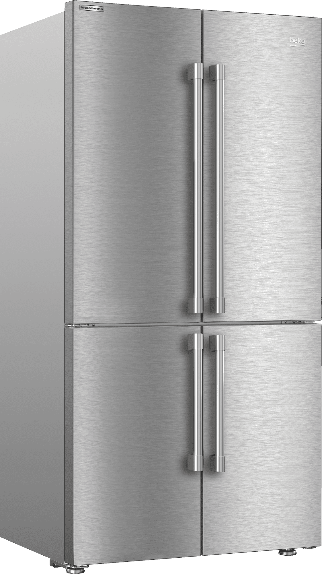 Beko BFFD3626SS 36" French Four-Door Stainless Steel Refrigerator With Auto Ice Maker, Water Dispenser