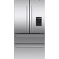 Fisher & Paykel RF172GDUX1 Freestanding French Door Refrigerator Freezer, 32