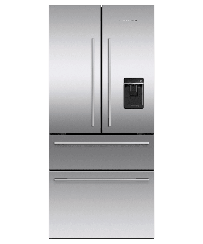 Fisher & Paykel RF172GDUX1 Freestanding French Door Refrigerator Freezer, 32", 16.9 Cu Ft, Ice & Water