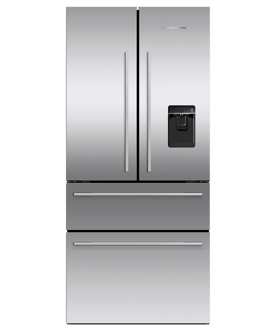Fisher & Paykel RF172GDUX1 Freestanding French Door Refrigerator Freezer, 32", 16.9 Cu Ft, Ice & Water