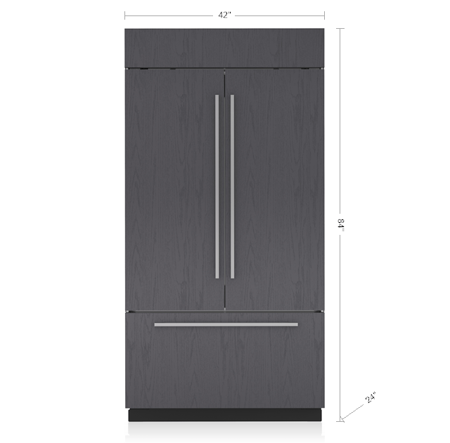 Sub-Zero CL4250UFDIDO 42" Classic French Door Refrigerator/Freezer With Internal Dispenser - Panel Ready