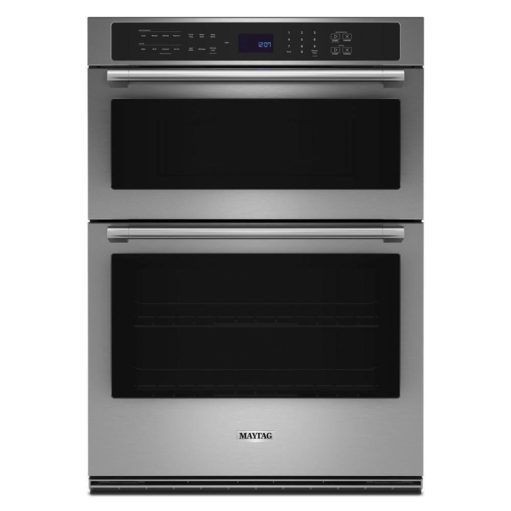 Maytag MOEC6030LZ 30-Inch Wall Oven Microwave Combo With Air Fry And Basket - 6.4 Cu. Ft.