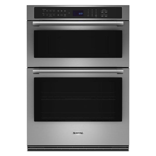 Maytag MOEC6030LZ 30-Inch Wall Oven Microwave Combo With Air Fry And Basket - 6.4 Cu. Ft.