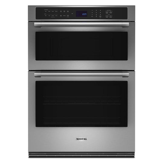 Maytag MOEC6030LZ 30-Inch Wall Oven Microwave Combo With Air Fry And Basket - 6.4 Cu. Ft.