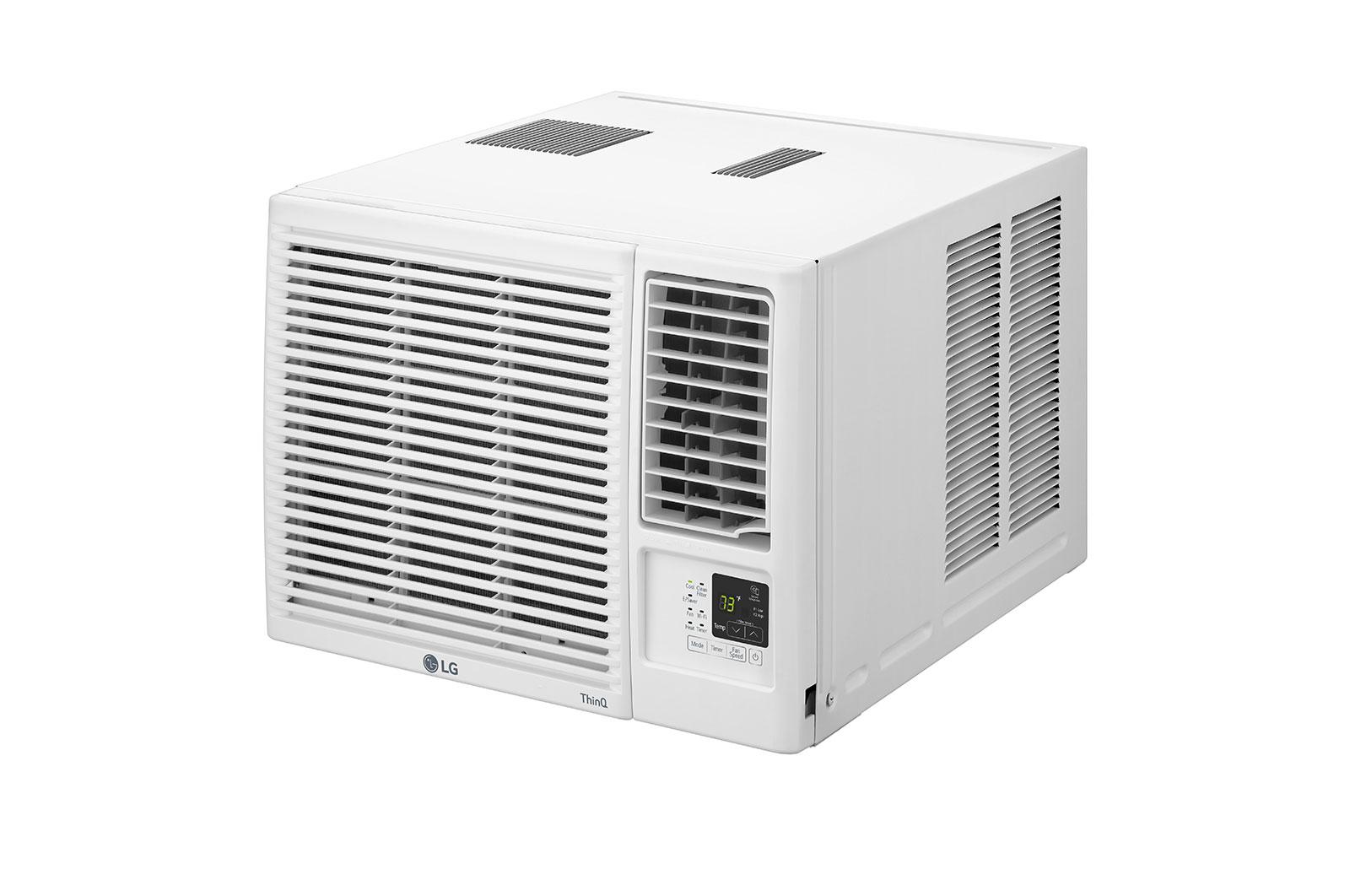 Lg LW8021HRSM 7,500 Btu Smart Wi-Fi Enabled Window Air Conditioner, Cooling & Heating