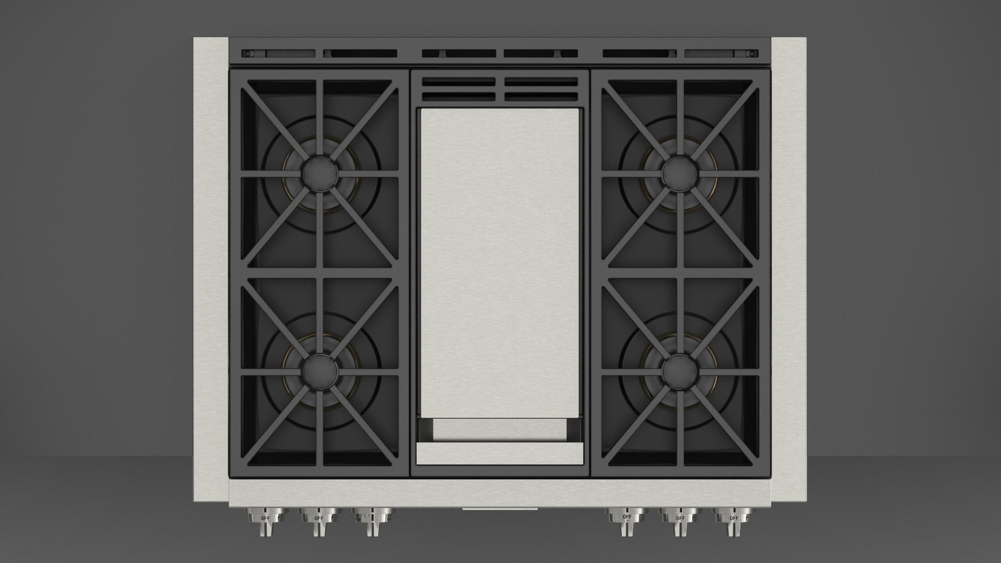 Fulgor Milano F6GRT364GS1 Sofia 36" Pro Gas Rangetop With Griddle