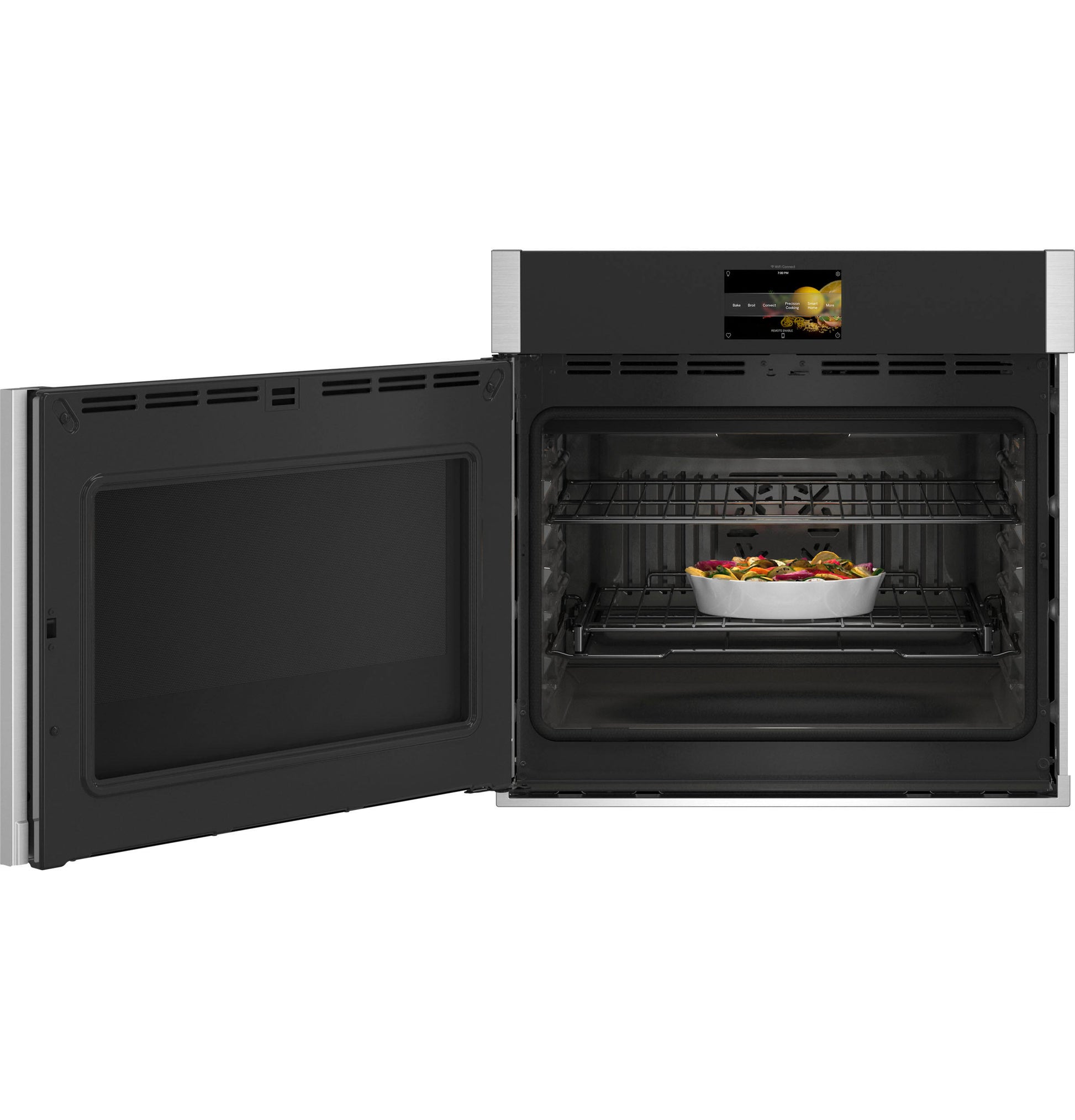 Ge Appliances PTS700LSNSS Ge Profile™ 30" Smart Built-In Convection Single Wall Oven With Left-Hand Side-Swing Doors