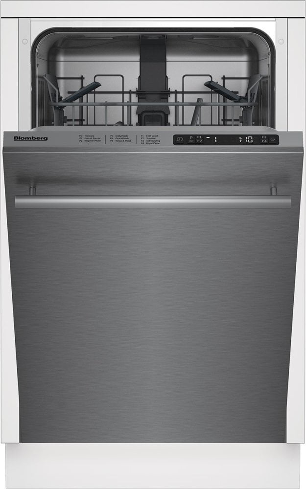 Blomberg Appliances DWS51502SS 18" Slim Tub, Top Control Dishwasher