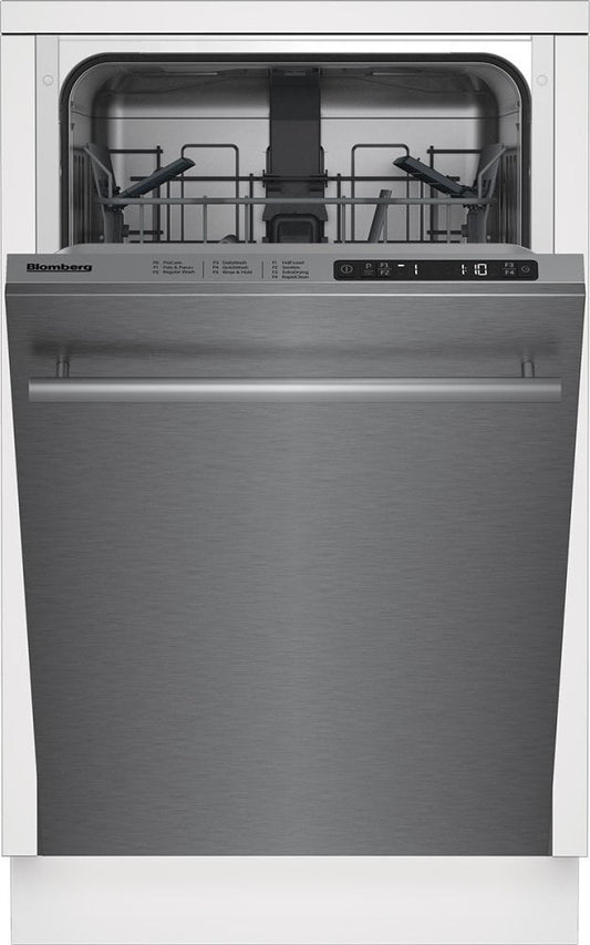 Blomberg Appliances DWS51502SS 18" Slim Tub, Top Control Dishwasher
