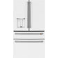 Cafe CXE22DP4PW2 Café™ Energy Star® 22.3 Cu. Ft. Smart Counter-Depth 4-Door French-Door Refrigerator