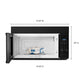 Jennair UMV1170LB 1,000-Watt Over-The-Range Microwave - 1.7 Cu. Ft