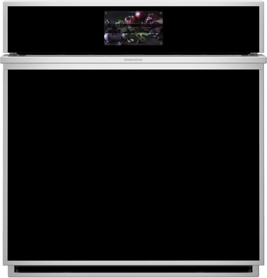 Monogram ZKS90DSSNSS Monogram 27" Smart Electric Convection Single Wall Oven Minimalist Collection