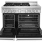 Kitchenaid KFGC558JBK Kitchenaid® 48'' Smart Commercial-Style Gas Range With Griddle - Imperial Black