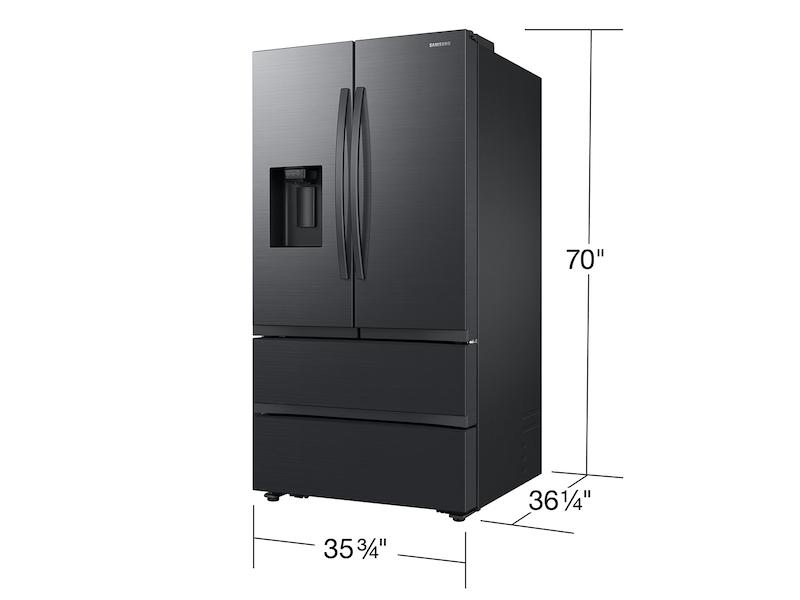 Samsung RF31CG7400MT 30 Cu. Ft. Mega Capacity 4-Door French Door Refrigerator With Four Types Of Ice In Matte Black Steel