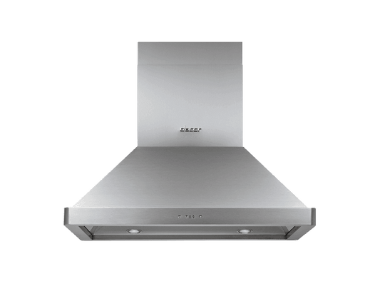 Dacor DHI361 36" Chimney Island Hood, Silver Stainless Steel