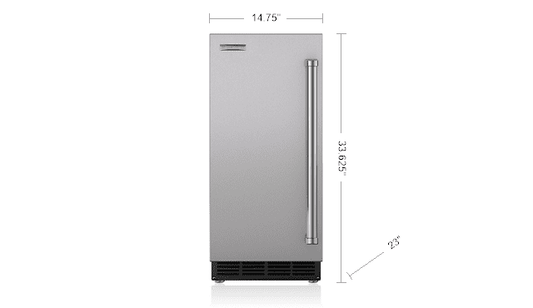 Sub-Zero UC15I 15" Ice Maker - Panel Ready