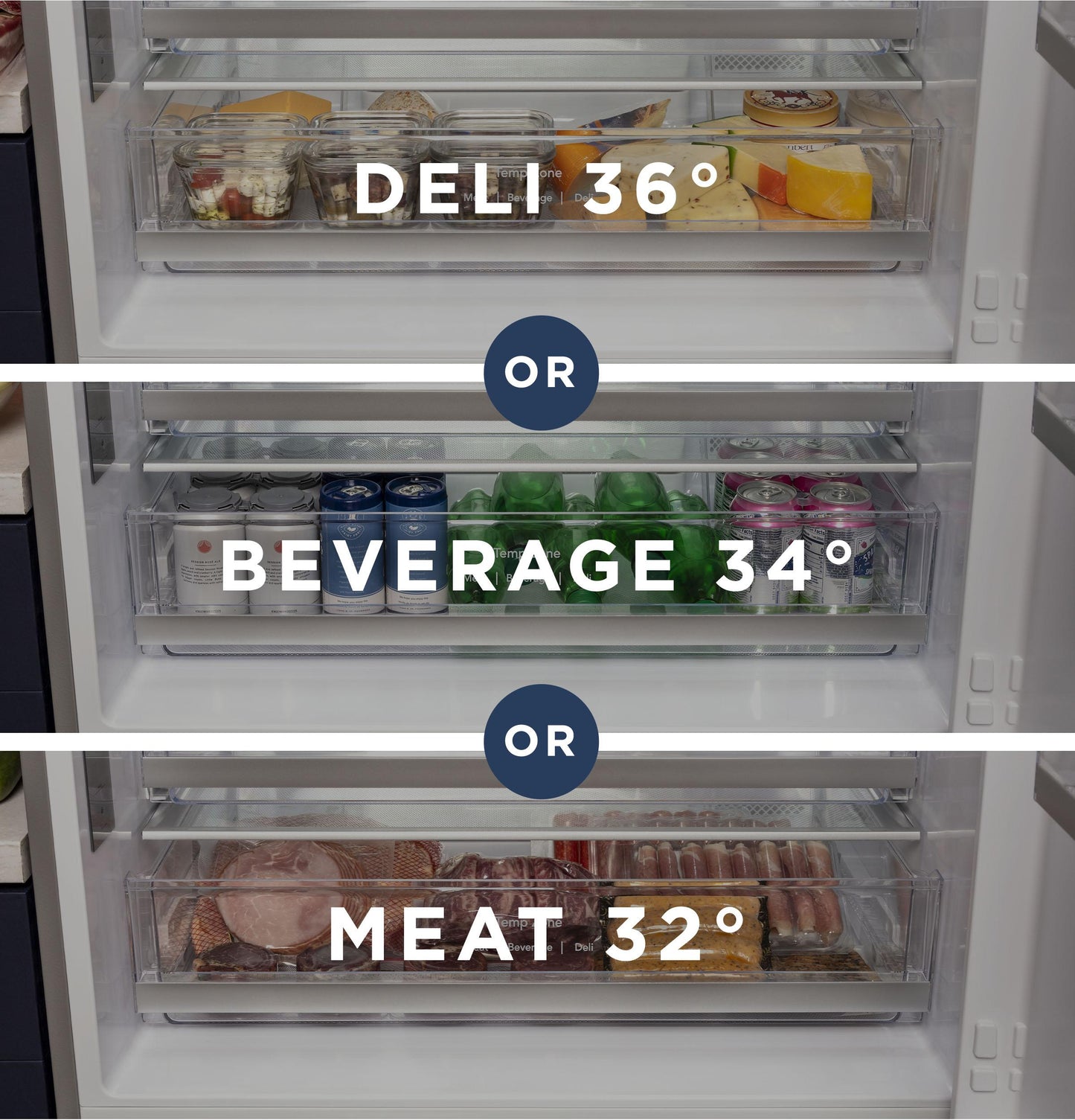 Ge Appliances GBE17HYRFS Ge® Energy Star® 17.7 Cu. Ft. Counter-Depth Bottom-Freezer Refrigerator