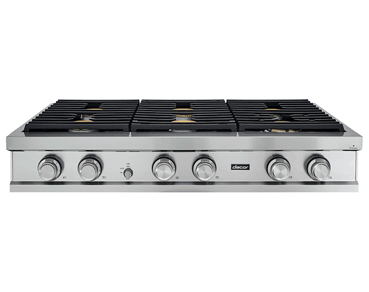 Dacor DTT48M876AS 48" Rangetop, Stainless Steel,Liquid Propane/ High Altitude