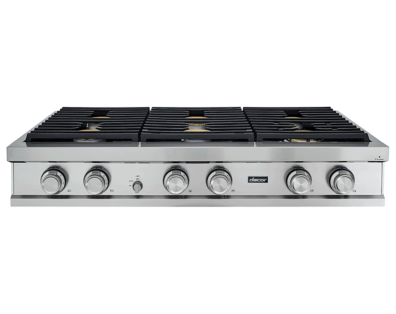 Dacor DTT48M876LS 48" Rangetop, Stainless Steel, Natural Gas
