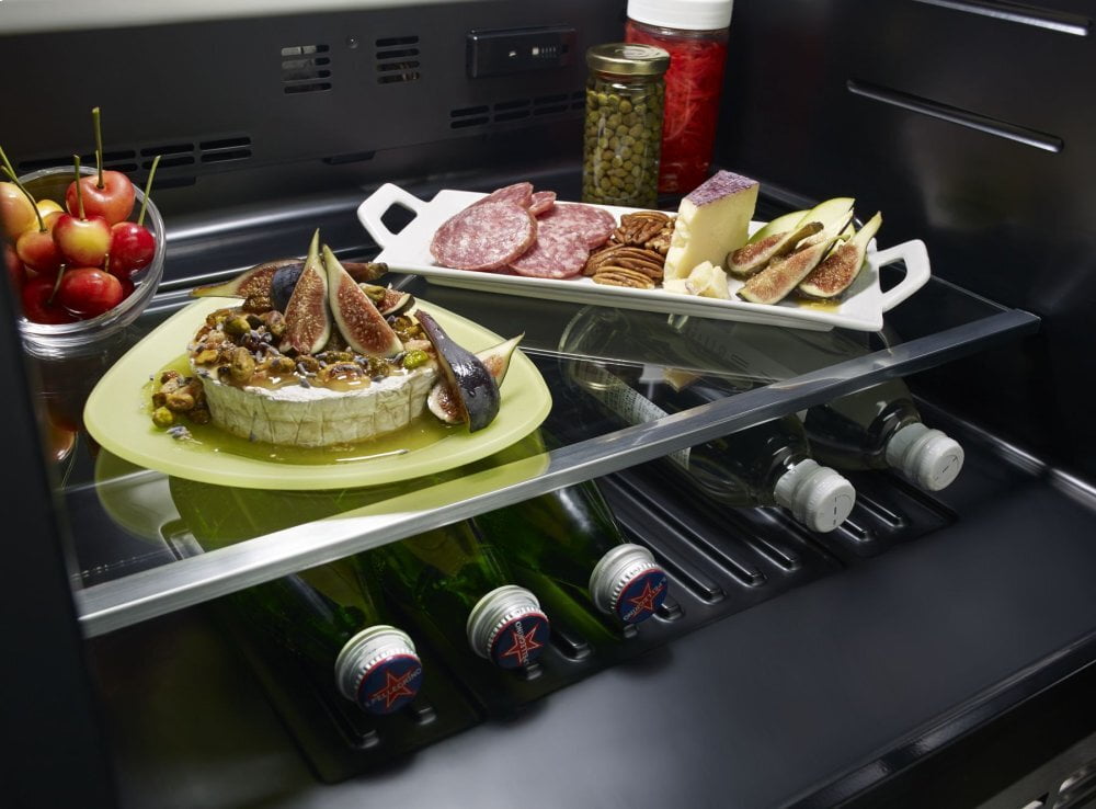 Kitchenaid KURR304ESS 24" Undercounter Refrigerator With Glass Door And Metal Trim Shelves - Stainless Steel