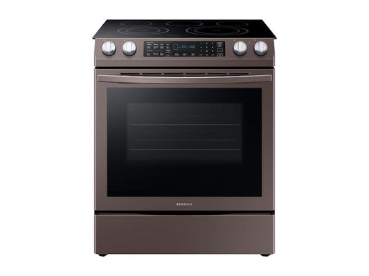 Samsung NE58R9431ST 5.8 Cu. Ft. Slide-In Electric Range In Tuscan Stainless Steel