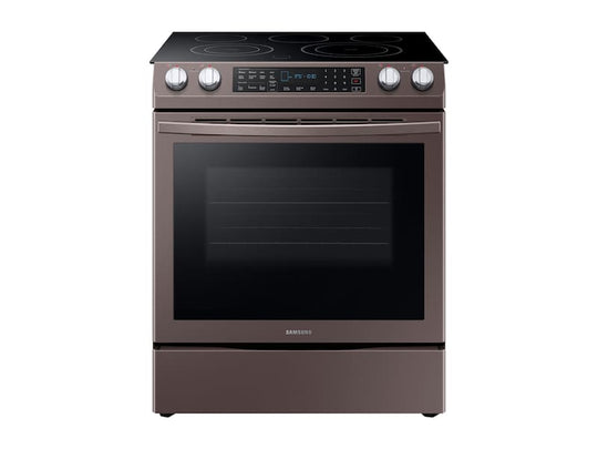 Samsung NE58R9431ST 5.8 Cu. Ft. Slide-In Electric Range In Tuscan Stainless Steel