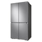 Samsung RF23A9071SR 23 Cu. Ft. Smart Counter Depth 4-Door Flex™ Refrigerator With Autofill Water Pitcher And Dual Ice Maker In Stainless Steel