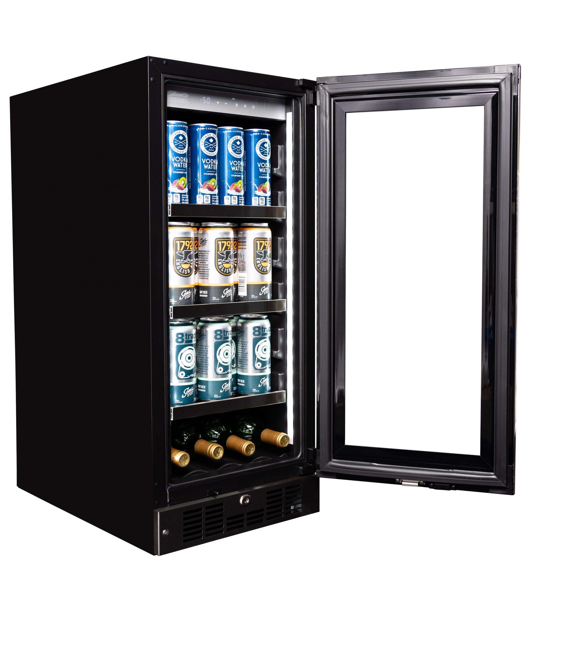 Silhouette SPRBC031D1SS Silhouette - 3.1 Cu. Ft. Built-In Under Counter Beverage Center