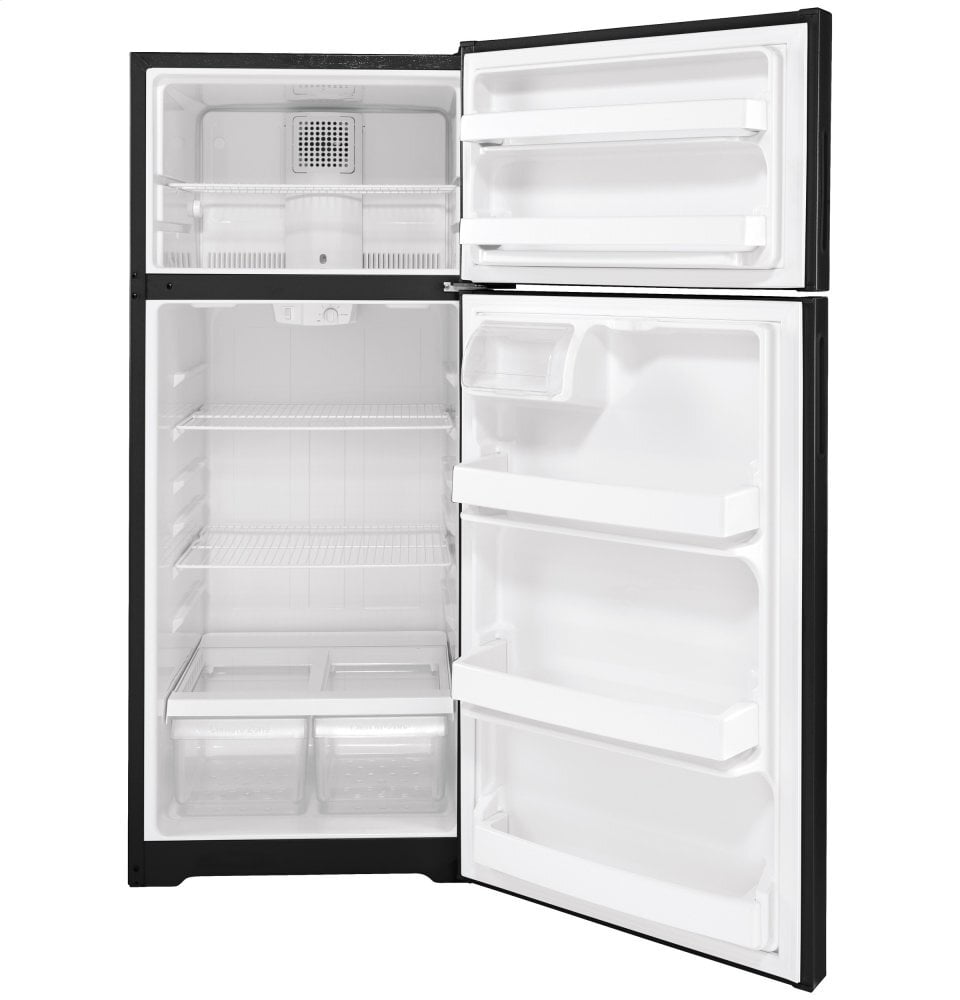 Hotpoint HPS18BTNRBB Hotpoint® 17.5 Cu. Ft. Recessed Handle Top-Freezer Refrigerator
