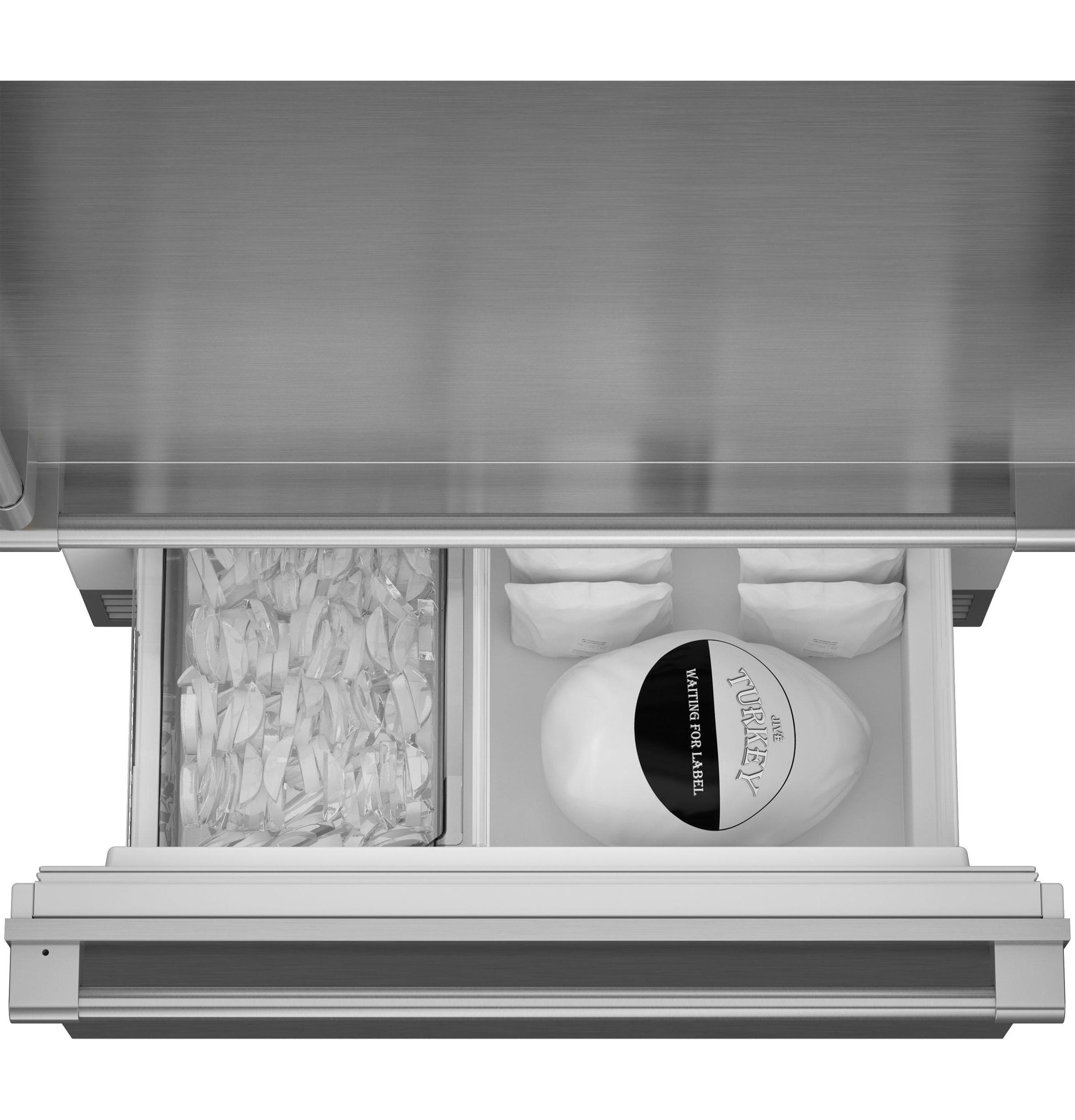 Monogram ZIC363IPVRH Monogram 36" Integrated Bottom-Freezer Refrigerator