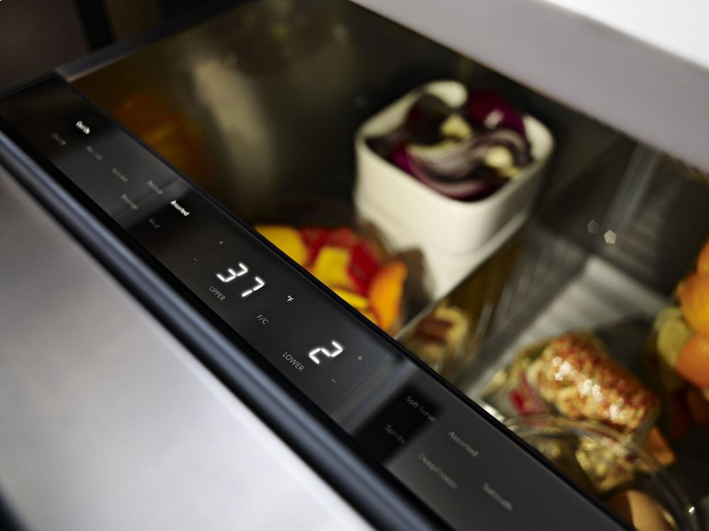 Kitchenaid KUDR204ESB 24" Stainless Steel Double Refrigerator Drawer