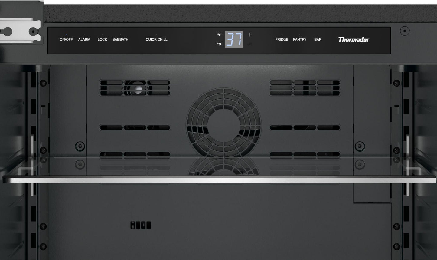 Thermador T24UR905LP Freedom® Glass Door Refrigeration 24'' Soft Close Flat Hinge T24Ur905Lp