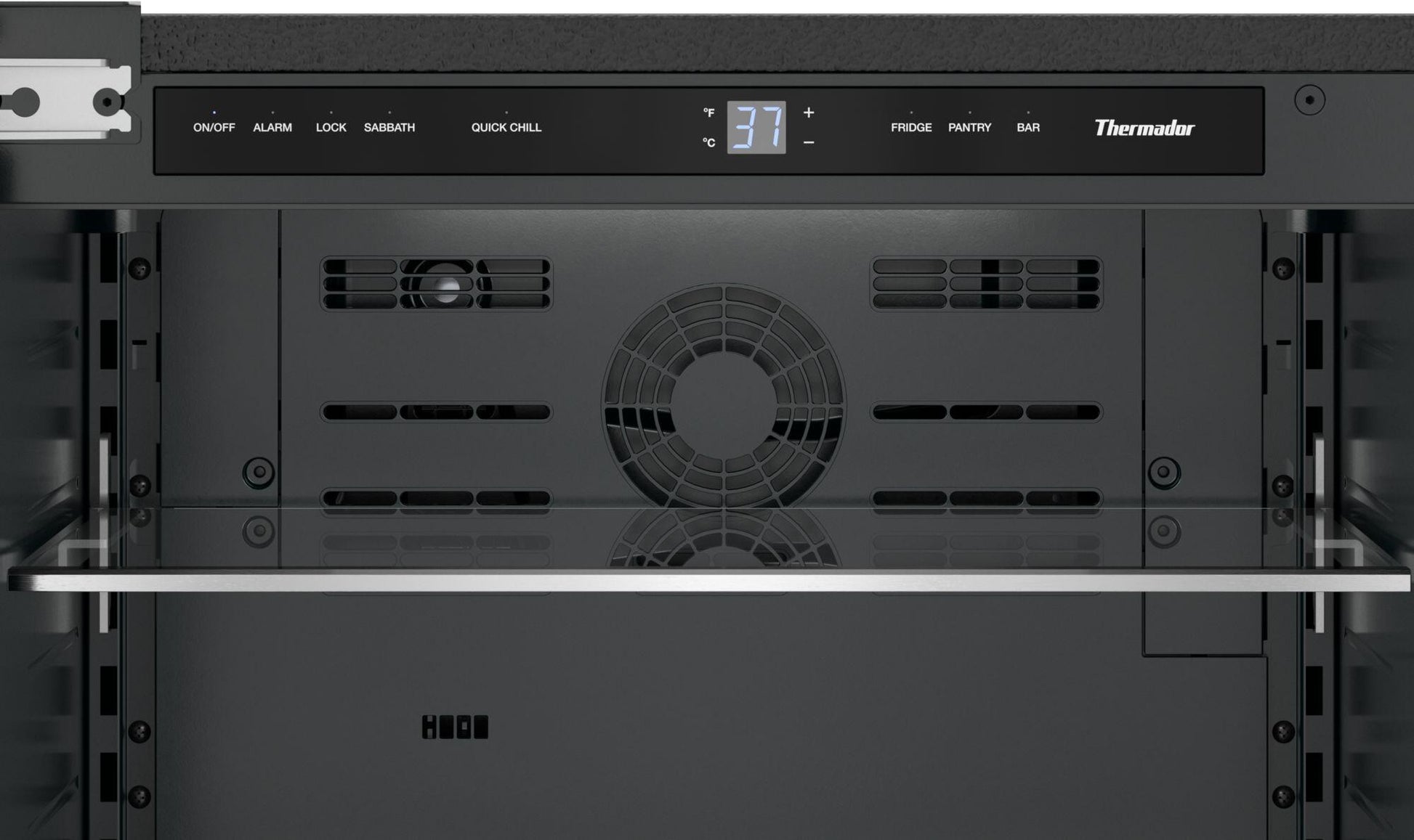 Thermador T24UR905LP Freedom® Glass Door Refrigeration 24'' Soft Close Flat Hinge T24Ur905Lp