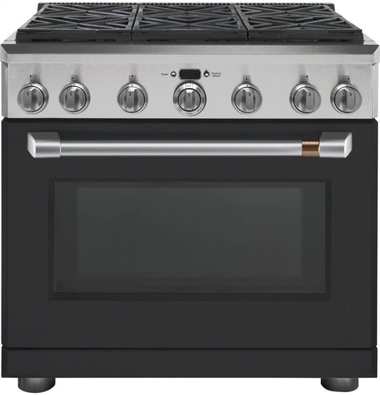 Cafe C2Y366P3MD1 Café 36" Dual-Fuel Professional Range With 6 Burners (Natural Gas)